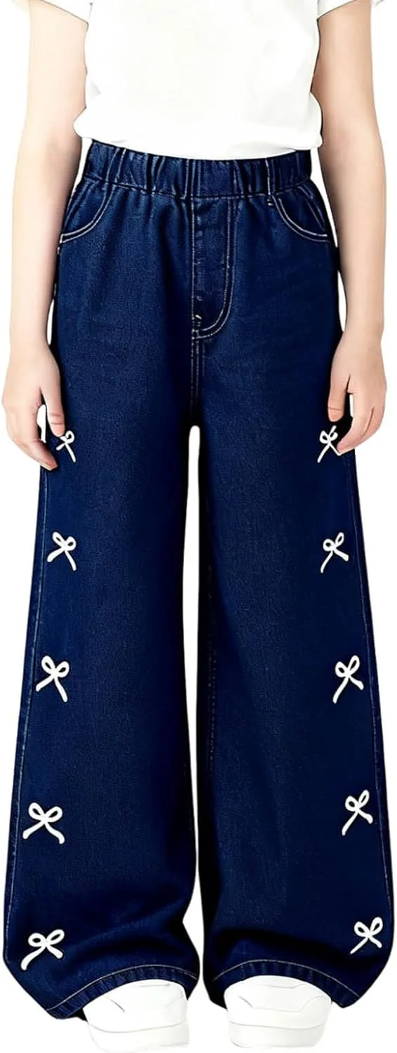 Джинсы женские широкие с бантом
Джинсы женские широкие с бантом