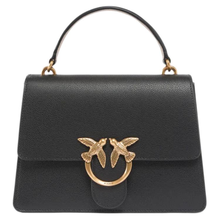 PINKO Сумка через плечо из коровьей кожи среднего размера женская черная
PINKO Сумка через плечо из коровьей кожи среднего размера женская черная