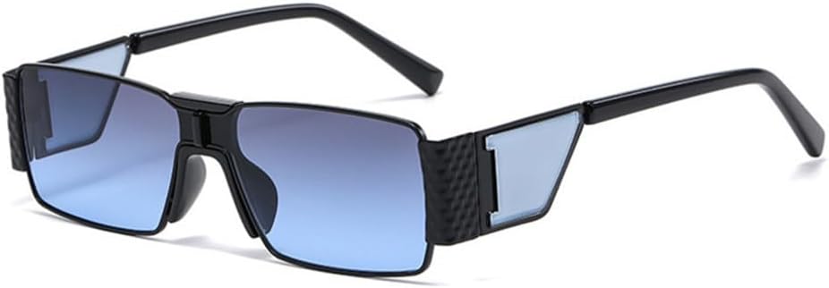 Солнцезащитные очки в стиле ретро-стимпанк прямоугольной формы для женщин, градиентные линзы, защита от УФ-излучения UV400; солнцезащитные очки в стиле панк для мужчин LANGSER, Black Gray Blue
Солнцезащитные очки в стиле ретро-стимпанк прямоугольной формы для женщин, градиентные линзы, защита от УФ-излучения UV400; солнцезащитные очки в стиле панк для мужчин LANGSER, Black Gray Blue