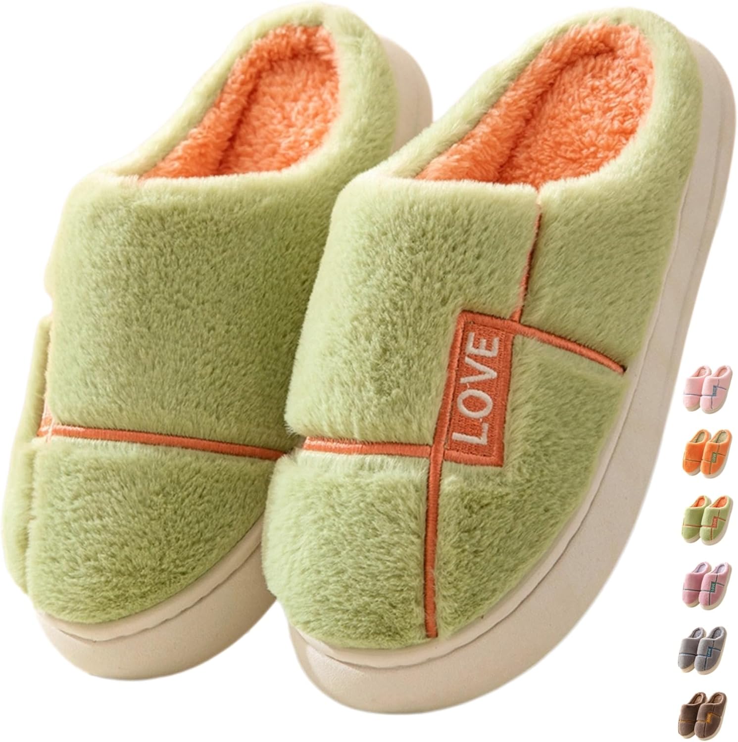 Домашние тапочки iwhgrmp для женщин и мужчин, плюшевые хлопковые зимние теплые тапочки, милые комнатные тапочки для пары, мягкая подошва, тапочки для спальни, нескользящие шлепанцы, зеленый
Домашние тапочки iwhgrmp для женщин и мужчин, плюшевые хлопковые зимние теплые тапочки, милые комнатные тапочки для пары, мягкая подошва, тапочки для спальни, нескользящие шлепанцы, зеленый