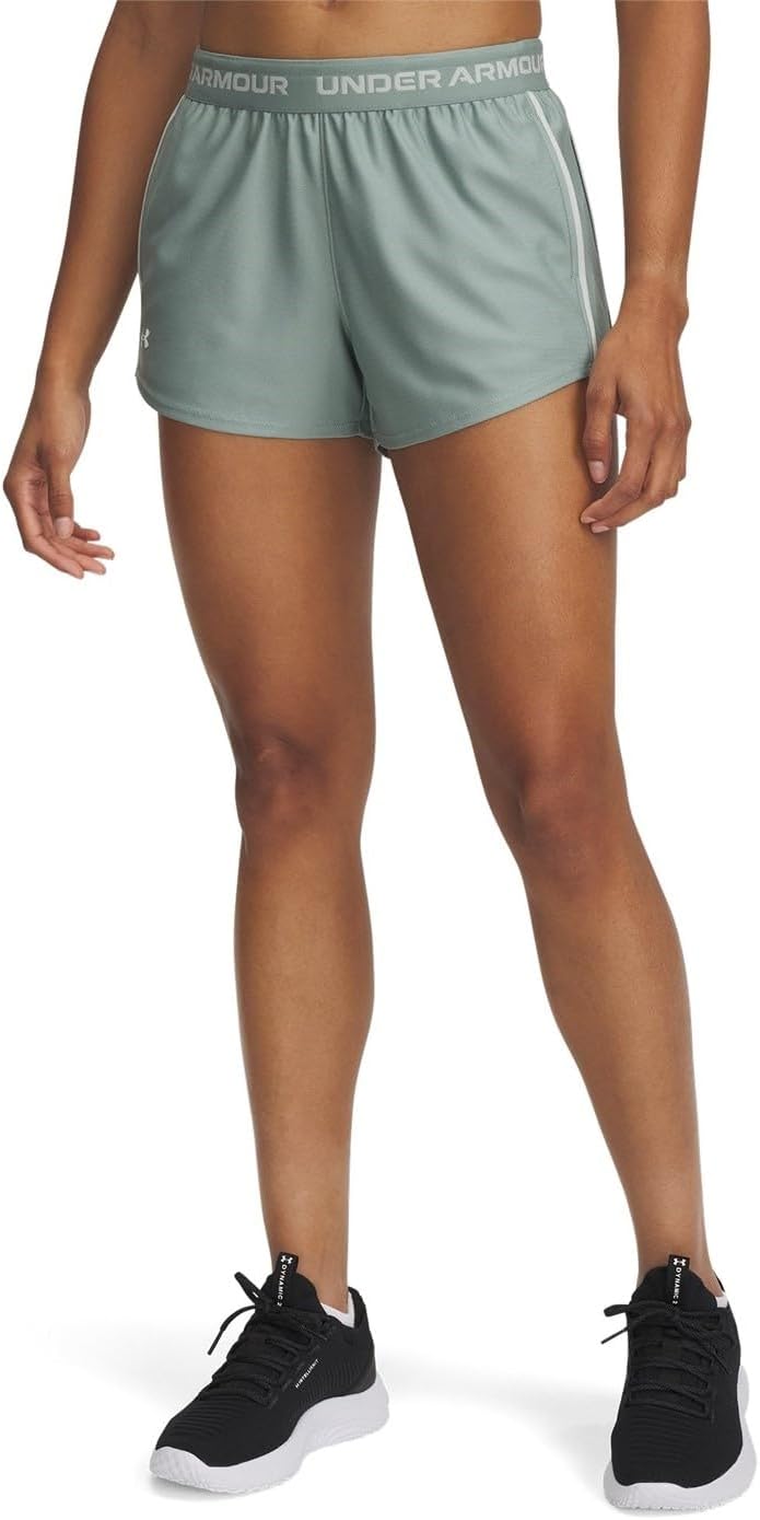 Женские шорты Under Armour Tech Play Up, Silica Green/White
Женские шорты Under Armour Tech Play Up, Silica Green/White