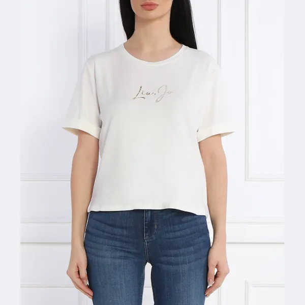 Футболка стандартного кроя Liu Jo, экрю
Футболка стандартного кроя Liu Jo, экрю