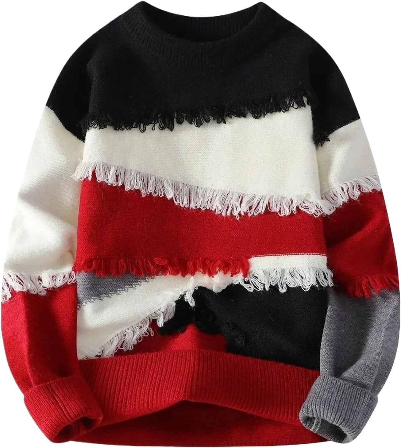 Свитер ретро с кистями и аппликацией, круглый вырез, длинный рукав WHSZEDZB
Свитер ретро с кистями и аппликацией, круглый вырез, длинный рукав WHSZEDZB