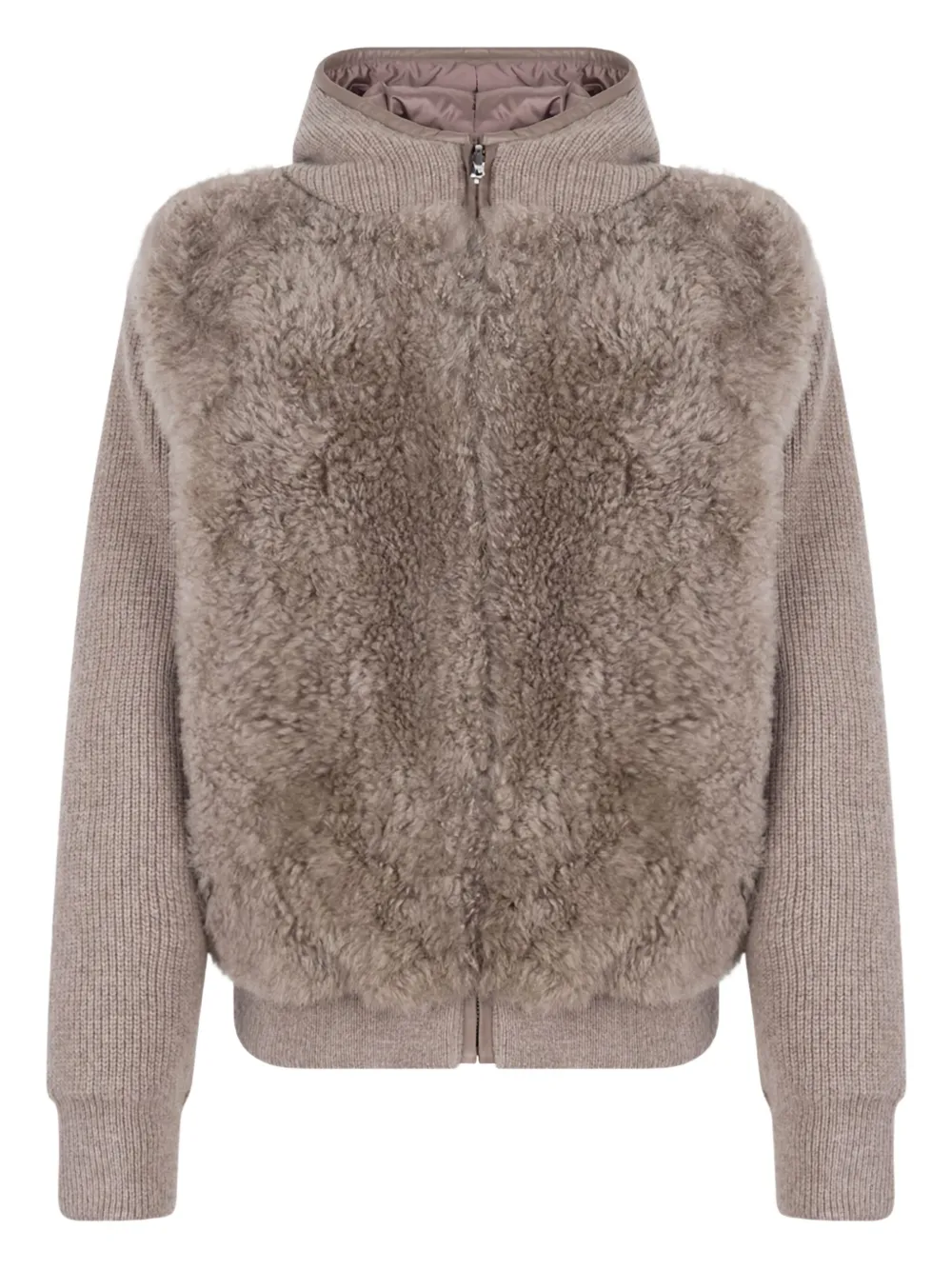 Кардиган на молнии с капюшоном Antonio Arnesano, светло-бежевый
Кардиган на молнии с капюшоном Antonio Arnesano, светло-бежевый