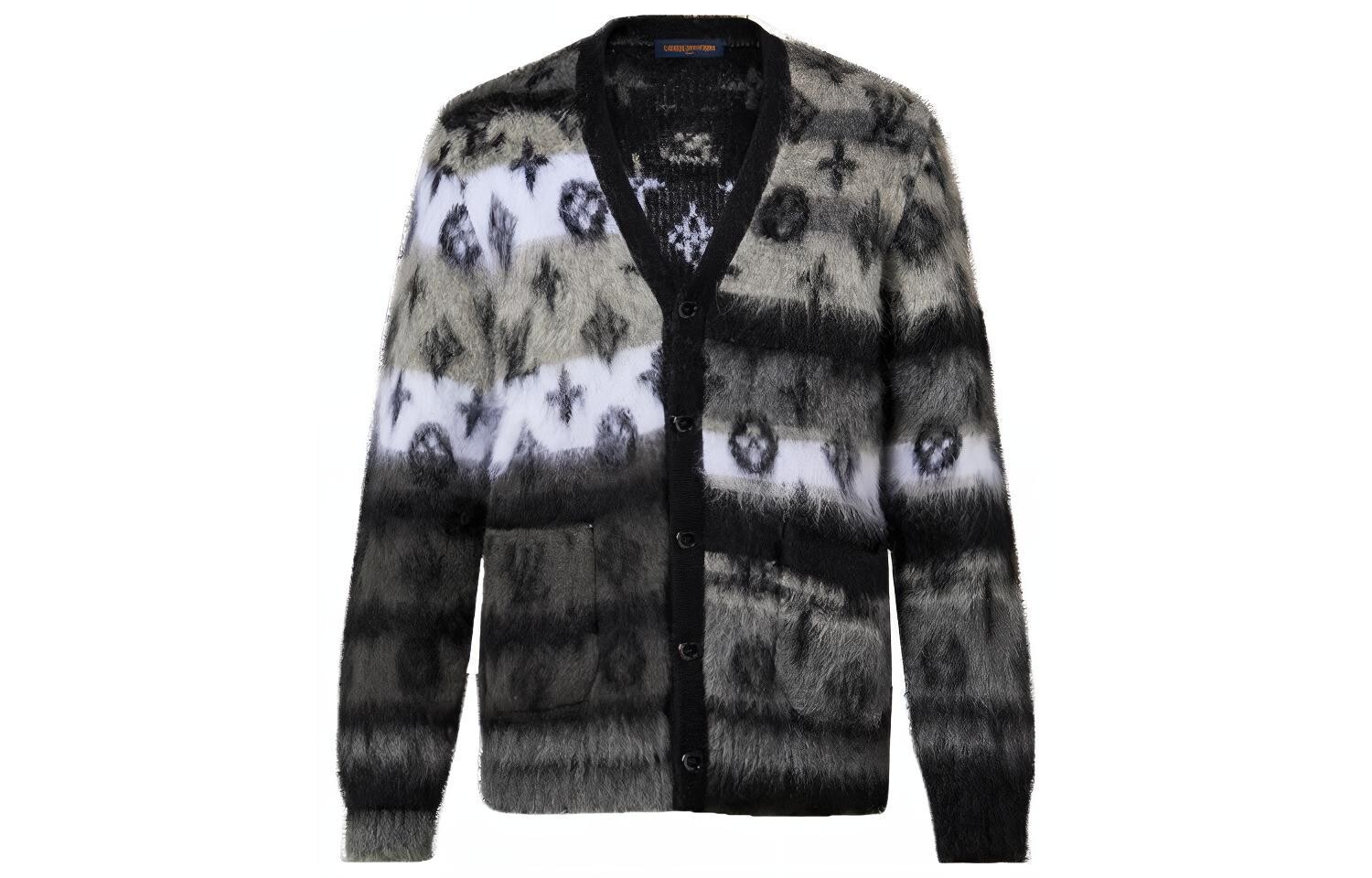 Кардиган мужской Louis Vuitton, черный / серо-белый
Кардиган мужской Louis Vuitton, черный / серо-белый