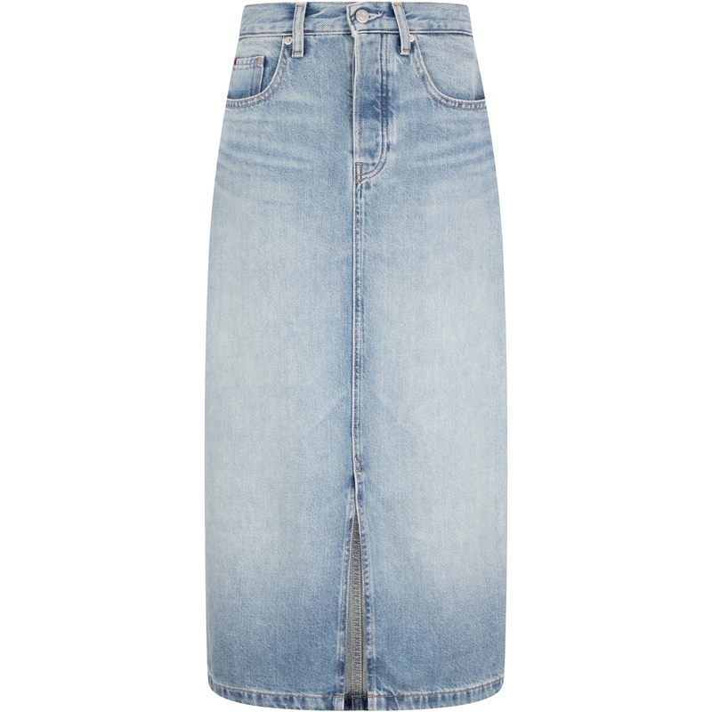 Tommy Hilfiger Джинсовая длинная юбка women's denim blue
Tommy Hilfiger Джинсовая длинная юбка women's denim blue