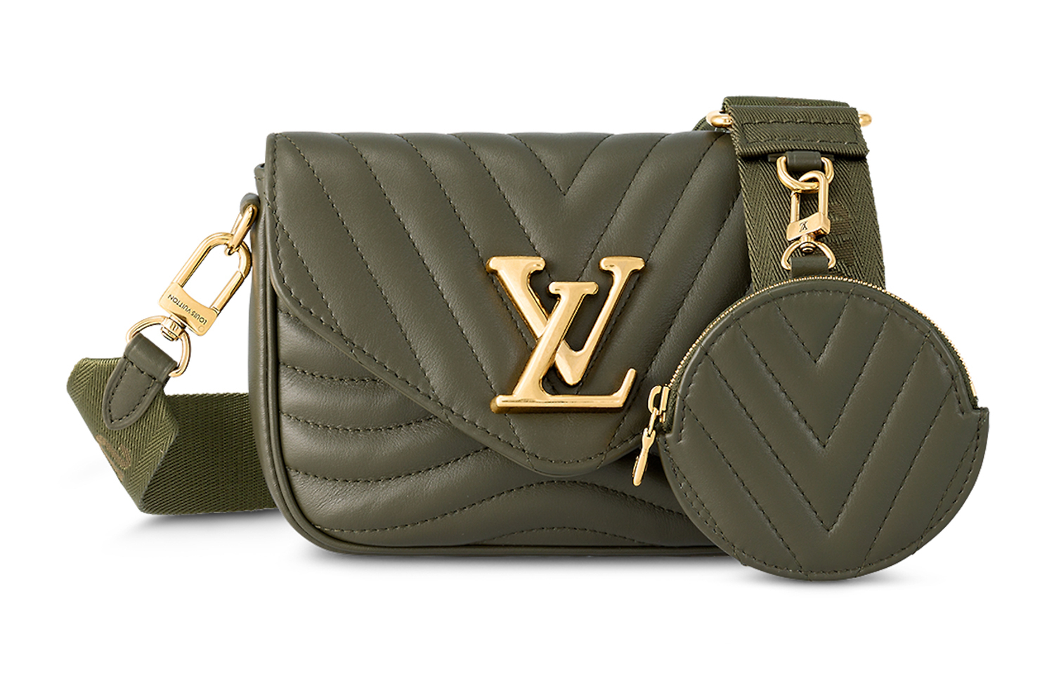 LOUIS VUITTON Новая волна женская кожаная сумка через плечо хаки зеленая
LOUIS VUITTON Новая волна женская кожаная сумка через плечо хаки зеленая