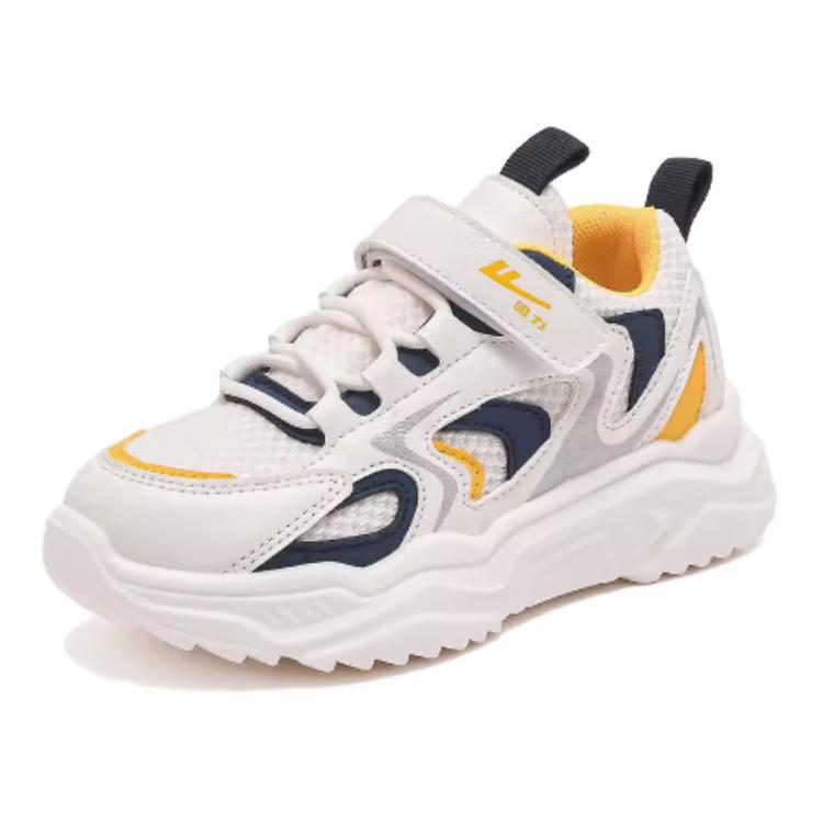 Warrior Амортизирующие Износостойкие Низкие Детские Беговые Кроссовки, Белый Желтый Синий 
Warrior Амортизирующие Износостойкие Низкие Детские Беговые Кроссовки, Белый Желтый Синий