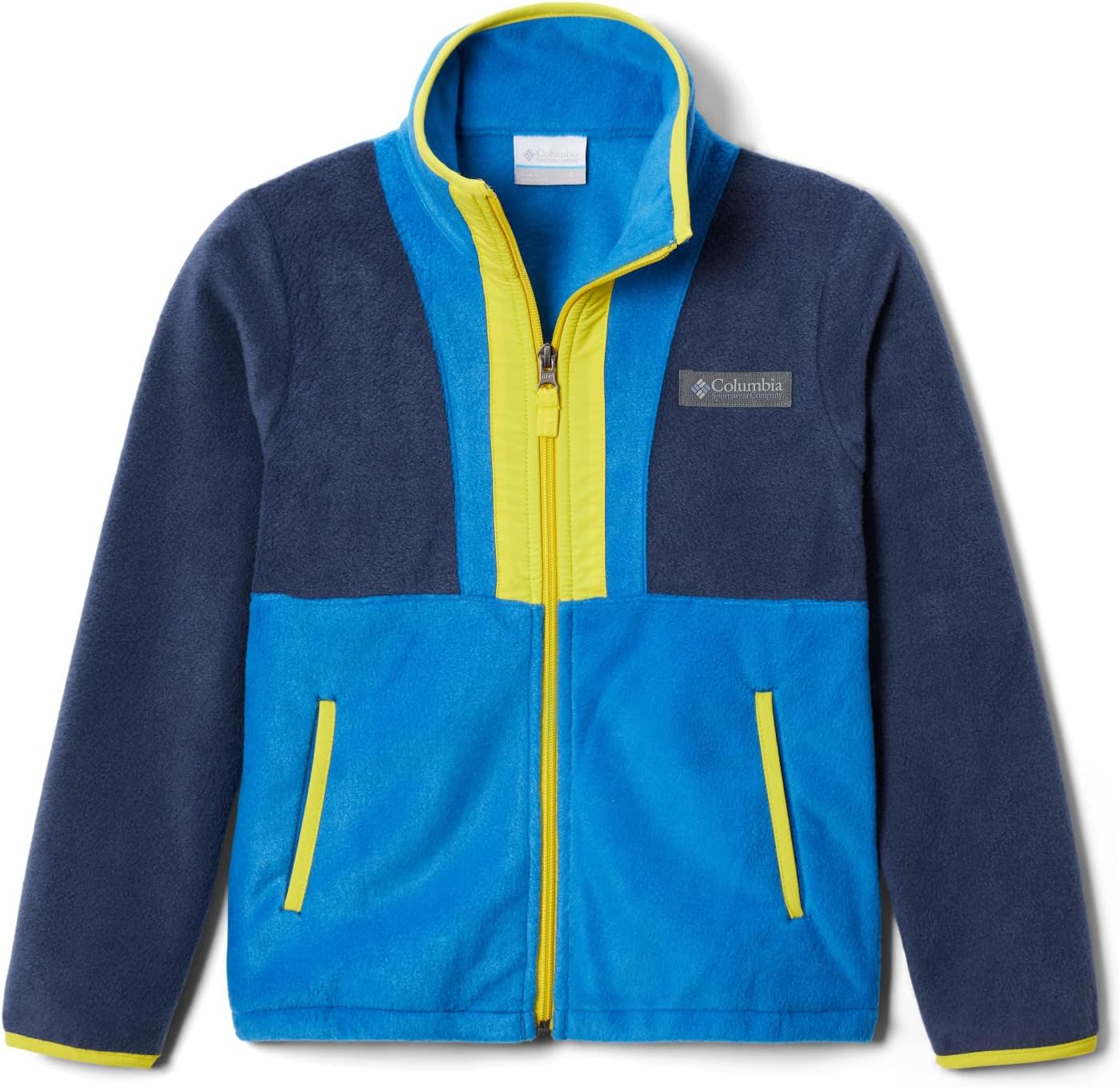 Columbia Kids' Back Bowl Full Zip Fleece, Collegiate Navy/Bright Indigo/Laser Lemon
Columbia Kids' Back Bowl Full Zip Fleece, Collegiate Navy/Bright Indigo/Laser Lemon