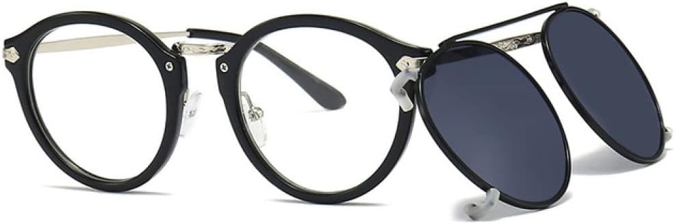 Женские солнцезащитные очки круглые с металлическим зажимом, солнцезащитные очки в стиле ретро, мужские очки с защитой от УФ-излучения UV400, прозрачные солнцезащитные очки LANGSER, Silver Gray
Женские солнцезащитные очки круглые с металлическим зажимом, солнцезащитные очки в стиле ретро, мужские очки с защитой от УФ-излучения UV400, прозрачные солнцезащитные очки LANGSER, Silver Gray