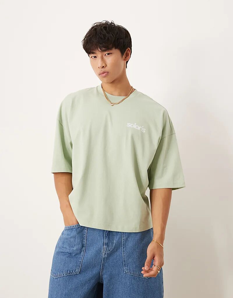 Футболка свободного кроя ASOS DESIGN свободного кроя с объемным принтом зеленого цвета
Футболка свободного кроя ASOS DESIGN свободного кроя с объемным принтом зеленого цвета