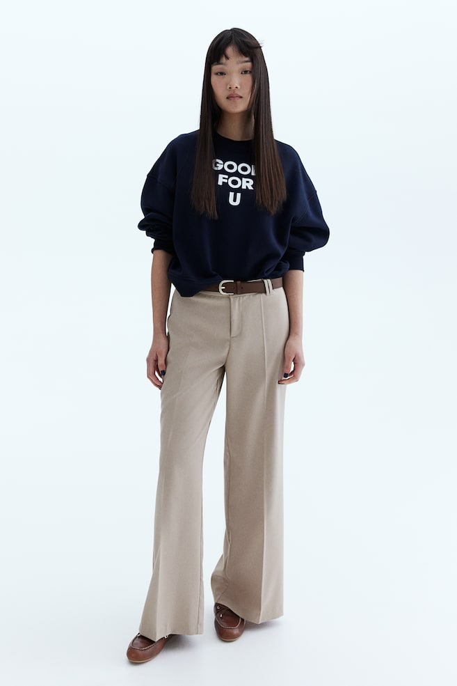 Широкие элегантные брюки H&M, бежевый
Широкие элегантные брюки H&M, бежевый