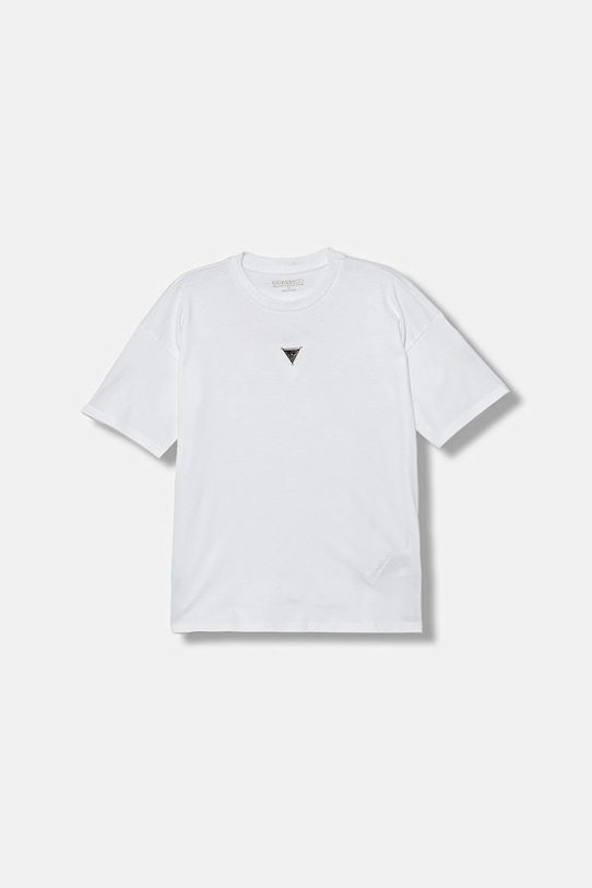 Детская хлопковая футболка Guess, белый
Детская хлопковая футболка Guess, белый