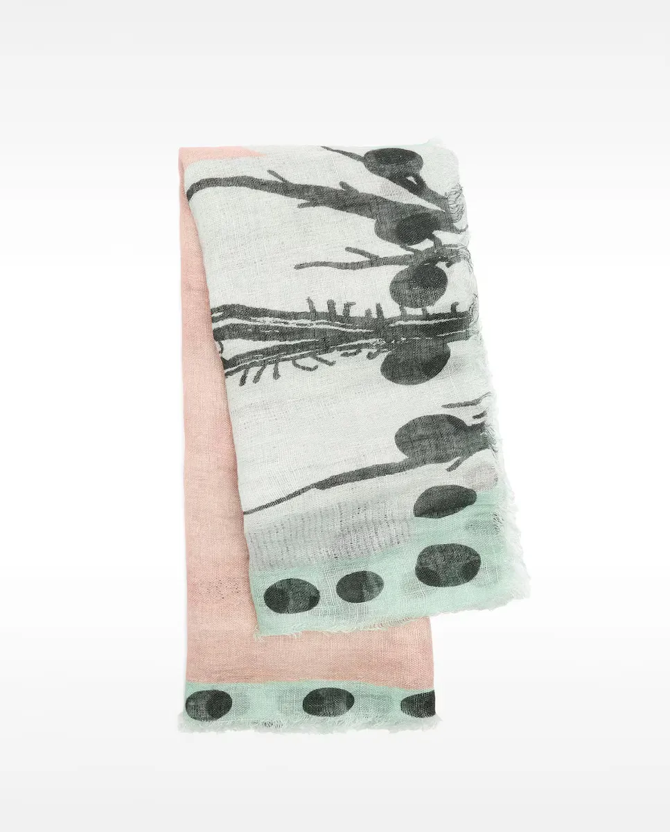 Льняной платок с цветочным принтом Parfois, розовый
Льняной платок с цветочным принтом Parfois, розовый