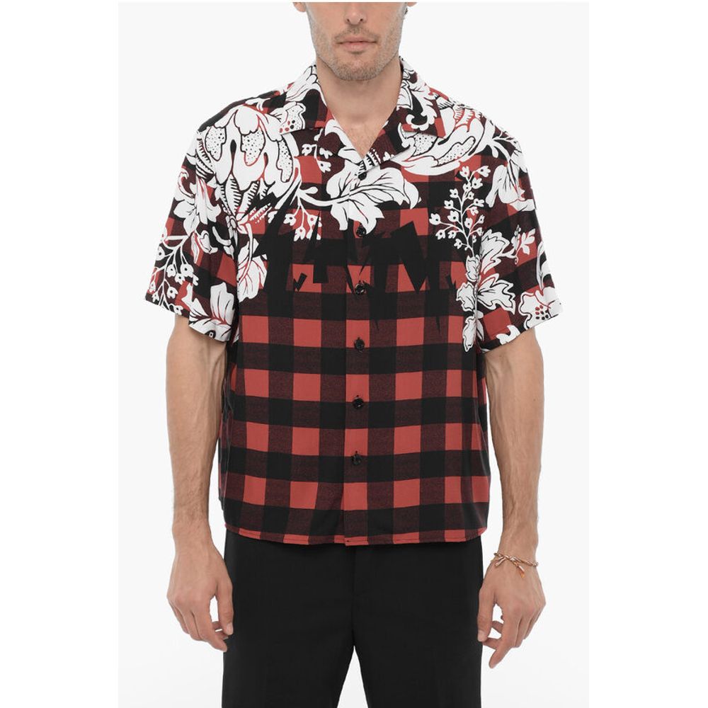 Рубашка свободного кроя с двойным узором Neil Barrett, White
Рубашка свободного кроя с двойным узором Neil Barrett, White