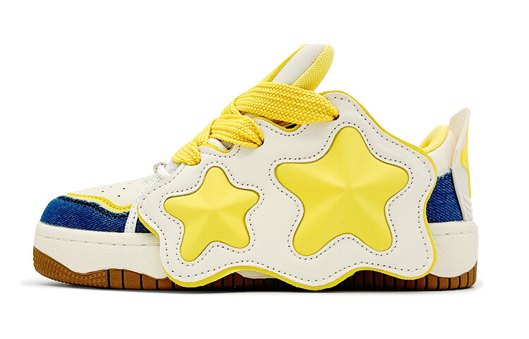 Кеды, обувь для скейтборда унисекс с низким верхом Ohjc, белый/желтый
Кеды, обувь для скейтборда унисекс с низким верхом Ohjc, белый/желтый