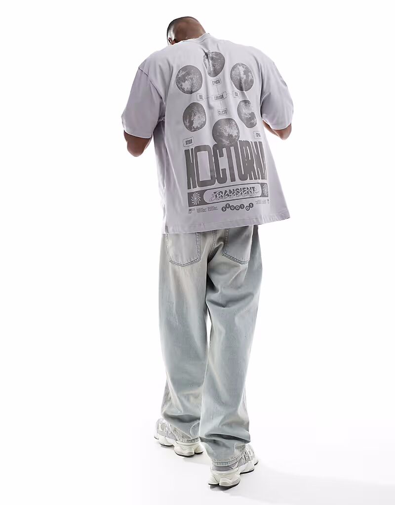 Футболка оверсайз ASOS DESIGN с небесным принтом серого цвета
Футболка оверсайз ASOS DESIGN с небесным принтом серого цвета