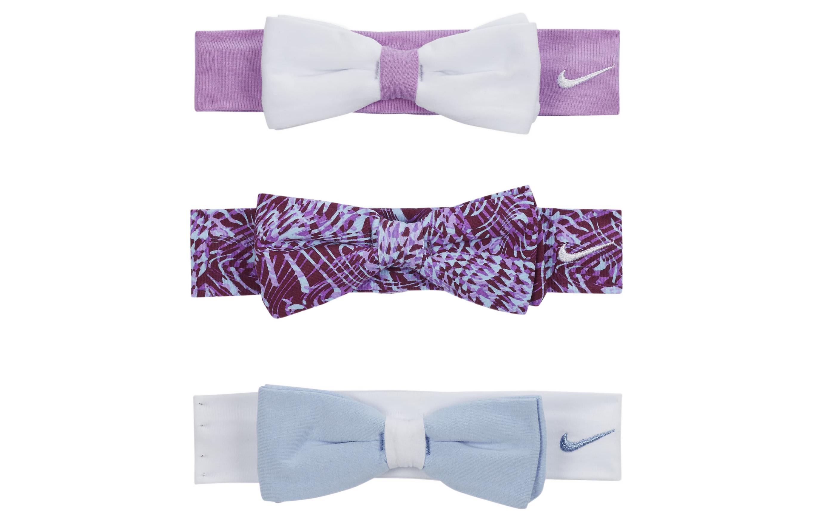Nike Хлопковая повязка на голову baby pink, purple, blue
Nike Хлопковая повязка на голову baby pink, purple, blue
