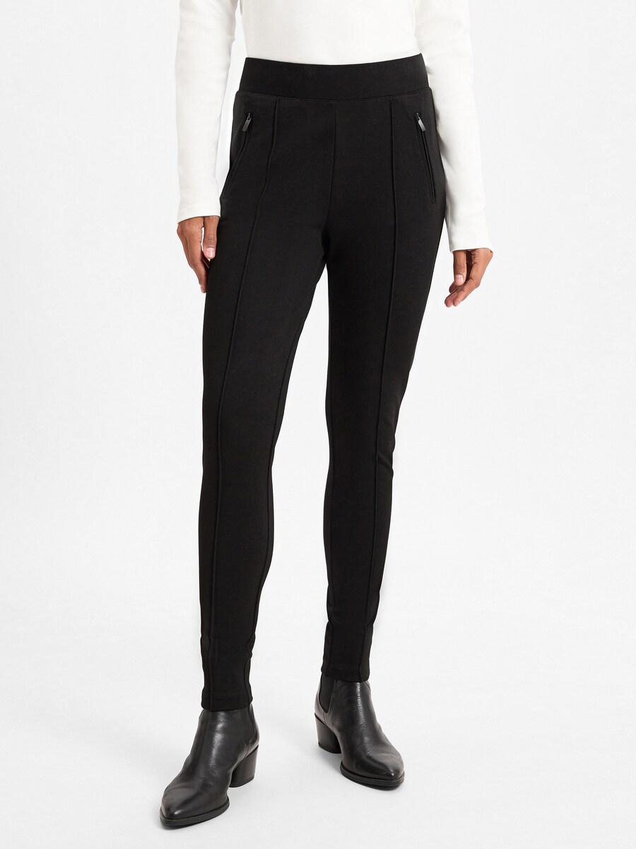 Облегающие брюки в складку спереди OPUS Ekaja, черный
Облегающие брюки в складку спереди OPUS Ekaja, черный