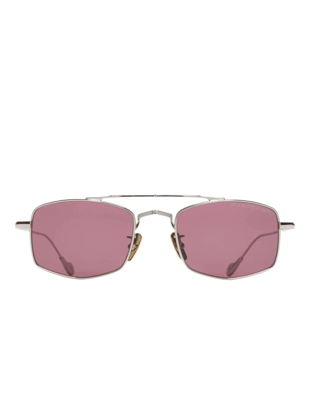 Солнцезащитные очки в прямоугольной оправе Cutler & Gross, серый 
Солнцезащитные очки в прямоугольной оправе Cutler & Gross, серый