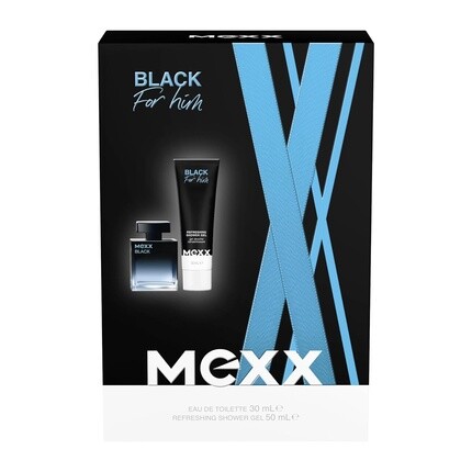 MEXX Black Man Eau de Toilette 30ml + Shower Gel 50ml
MEXX Black Man Eau de Toilette 30ml + Shower Gel 50ml