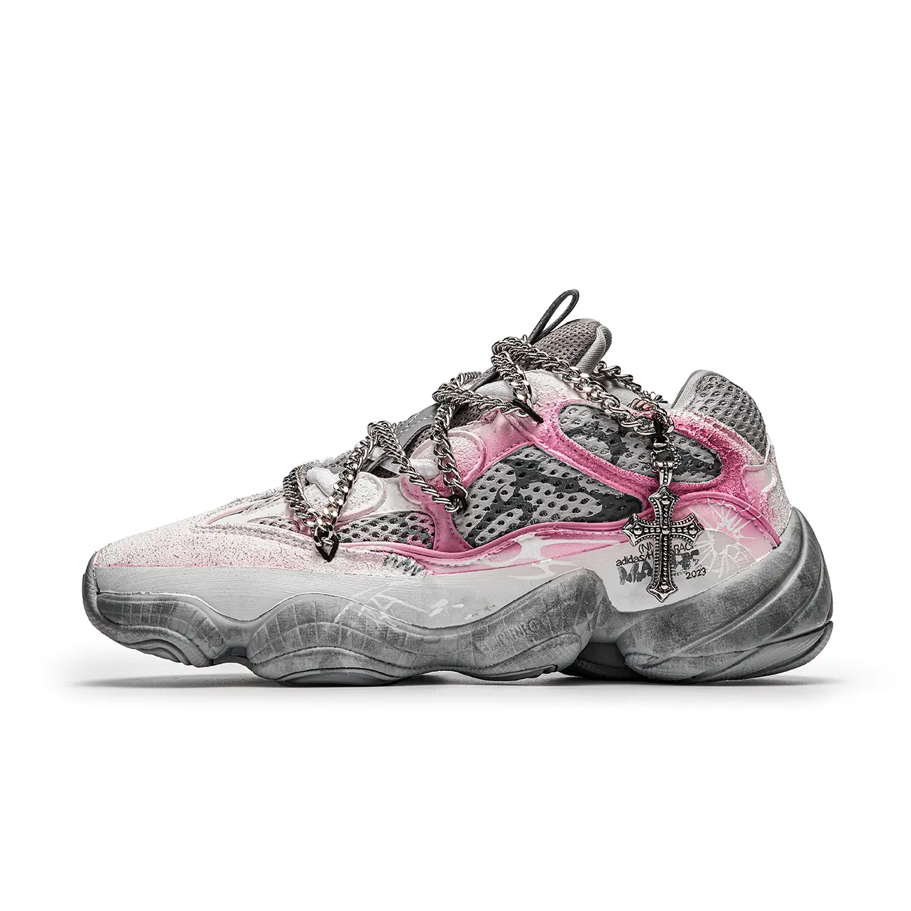 Adidas Yeezy 500 Cracked Life Shock Absorbers Slip Resistant Low top Chunky Sneakers Unisex Red Gray
Adidas Yeezy 500 Cracked Life Shock Absorbers Slip Resistant Low top Chunky Sneakers Unisex Red Gray