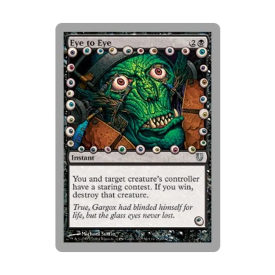 CCG Глаза в глаза (U), MTG - Unhinged
CCG Глаза в глаза (U), MTG - Unhinged