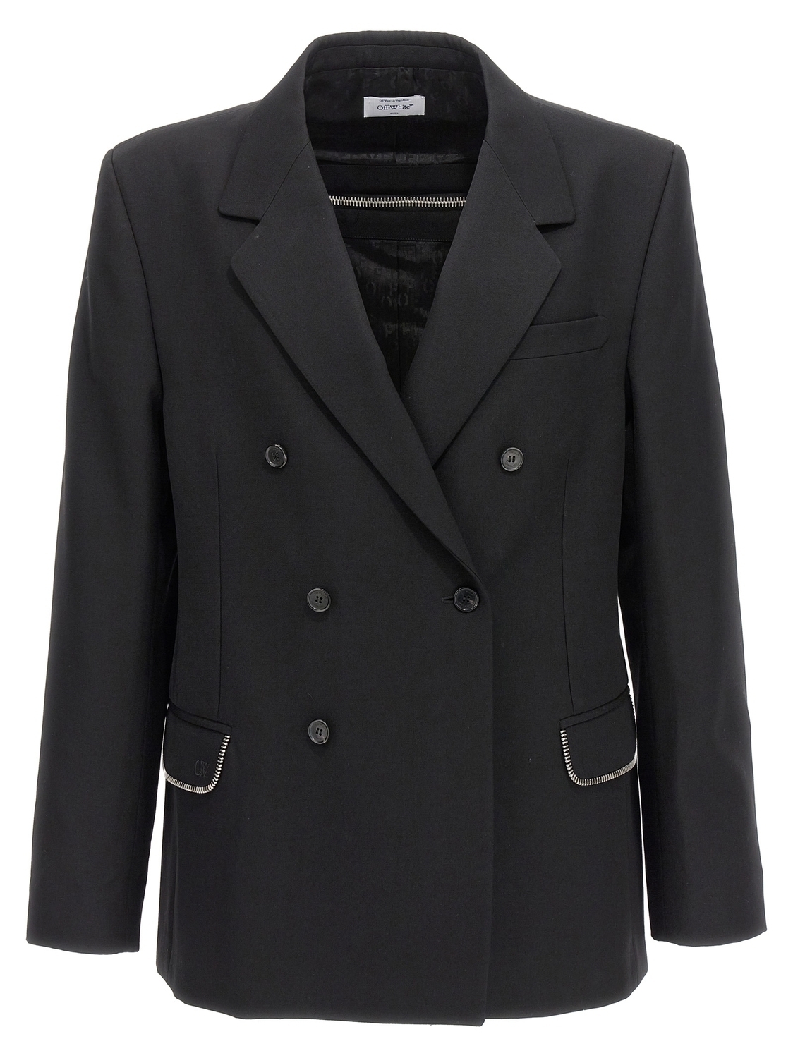 Пиджак 'OW Emb' OFF-WHITE, черный
Пиджак 'OW Emb' OFF-WHITE, черный