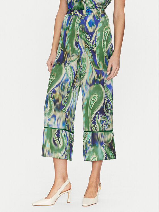 Брюки свободного покроя P25CPPA02501 Simona Corsellini, зеленый
Брюки свободного покроя P25CPPA02501 Simona Corsellini, зеленый