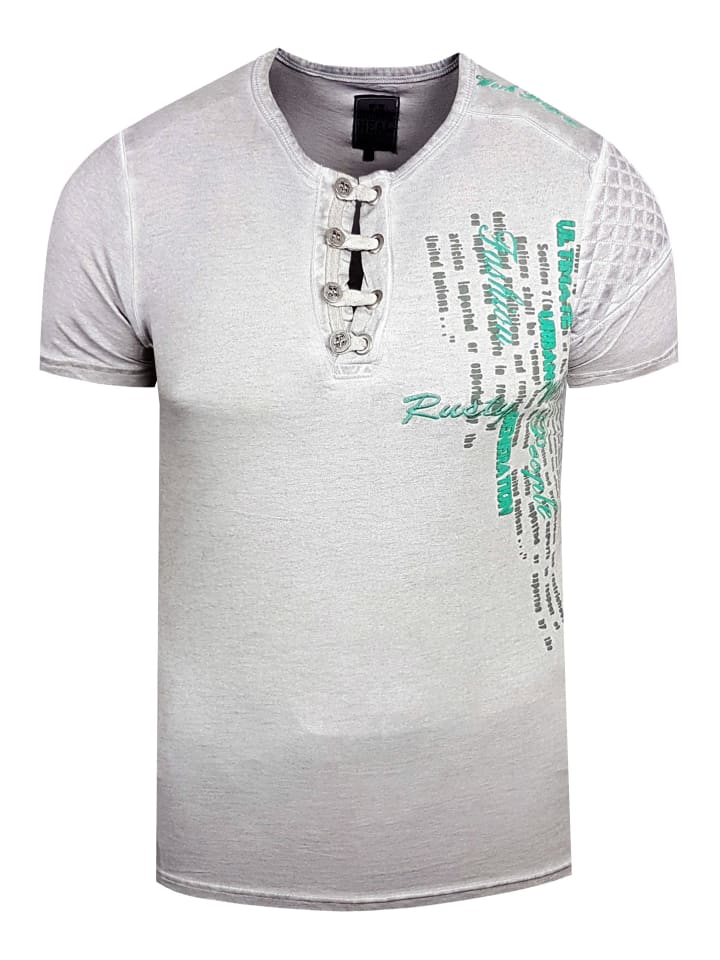 Футболка серого цвета с промасленной отделкой и планкой на пуговицах Rusty Neal, Серый, Футболка серого цвета с промасленной отделкой и планкой на пуговицах Rusty Neal
Футболка серого цвета с промасленной отделкой и планкой на пуговицах Rusty Neal, Серый, Футболка серого цвета с промасленной отделкой и планкой на пуговицах Rusty Neal