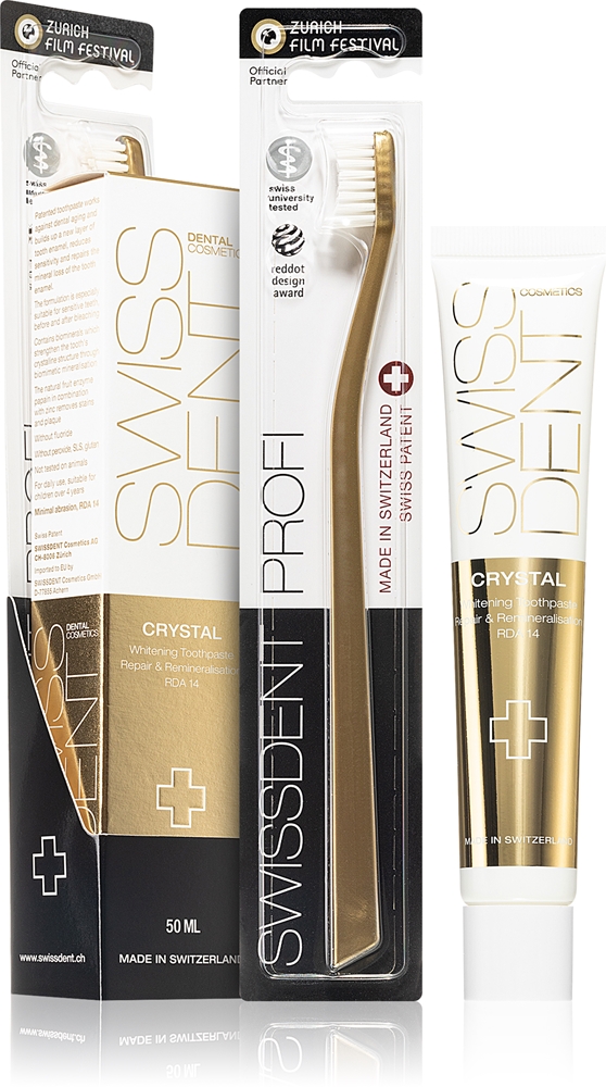 Набор для ухода за полостью рта Crystal Combo Pack Swissdent
Набор для ухода за полостью рта Crystal Combo Pack Swissdent