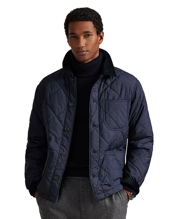 Стеганая куртка-бомбер Hurston Polo Ralph Lauren, синий
Стеганая куртка-бомбер Hurston Polo Ralph Lauren, синий