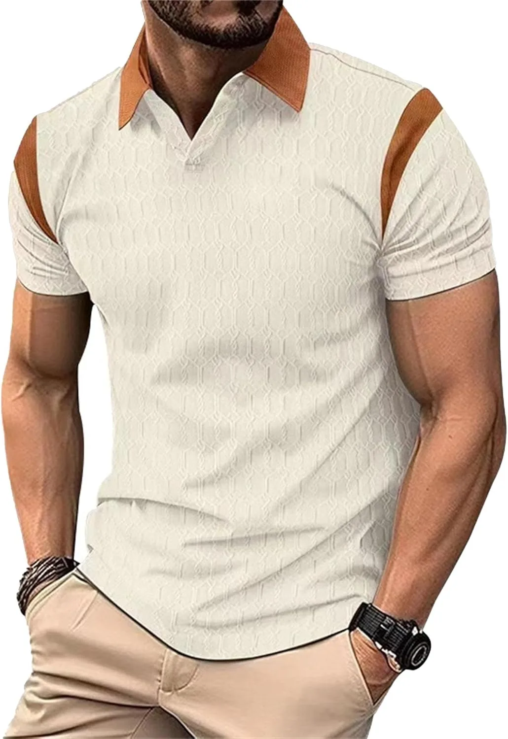 Мужская короткая рубашка-поло летняя casual QOAAIE
Мужская короткая рубашка-поло летняя casual QOAAIE