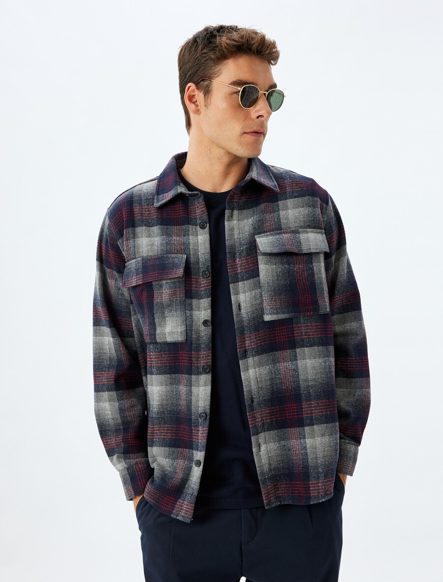 Рубашка обычного кроя на пуговицах Koton, серый
Рубашка обычного кроя на пуговицах Koton, серый