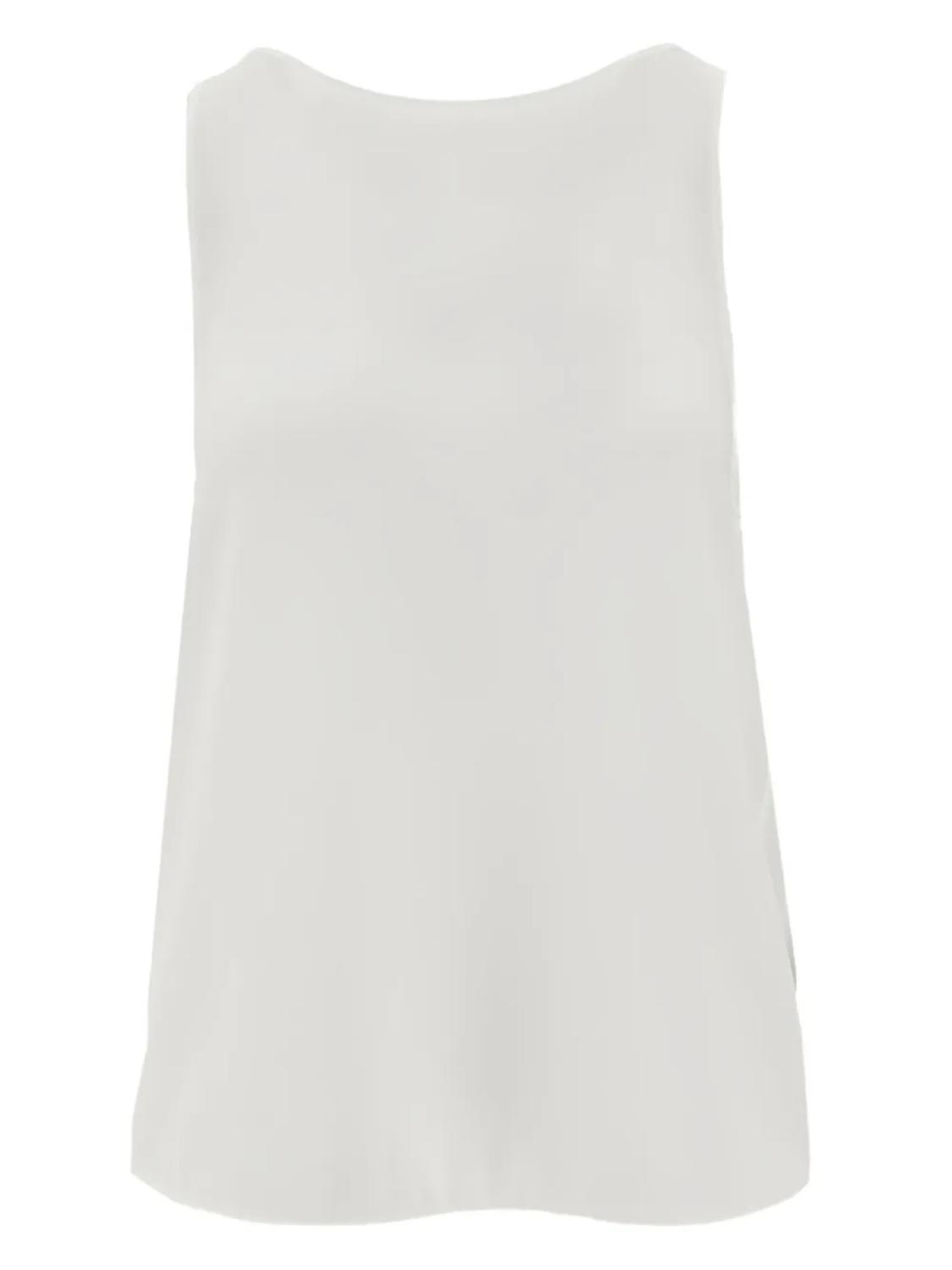 Креповый топ Emporio Armani, белый
Креповый топ Emporio Armani, белый