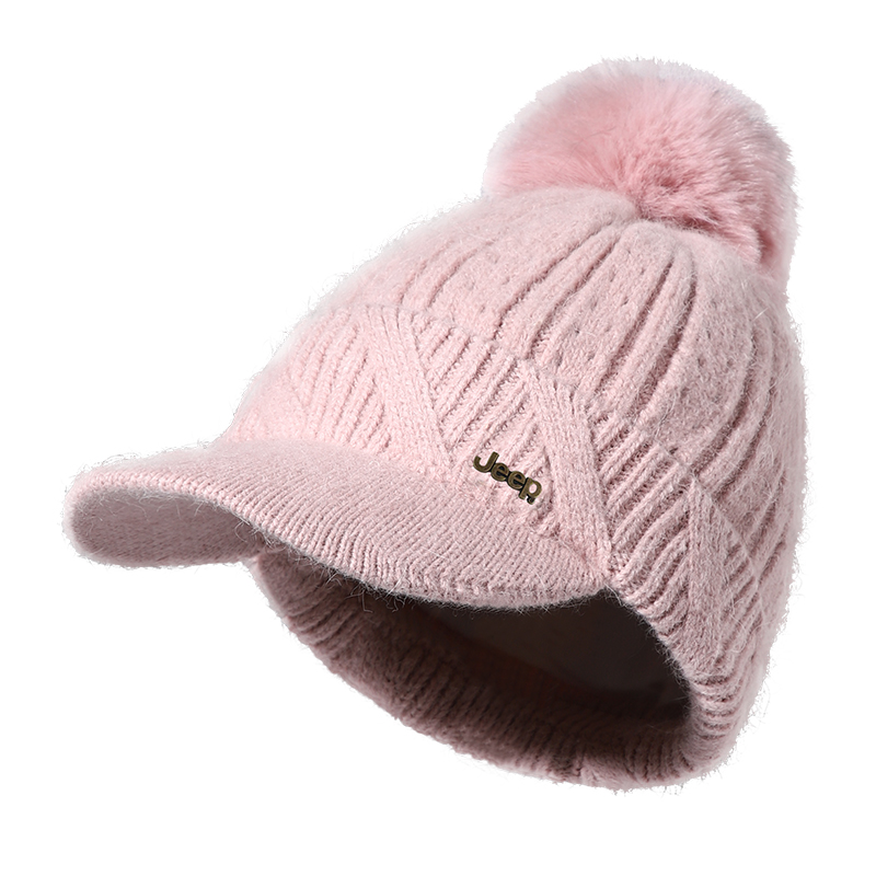 Шапка-бини для женщин из 70% полиэстера и 30% кроличьего меха Jeep, розовый
Шапка-бини для женщин из 70% полиэстера и 30% кроличьего меха Jeep, розовый