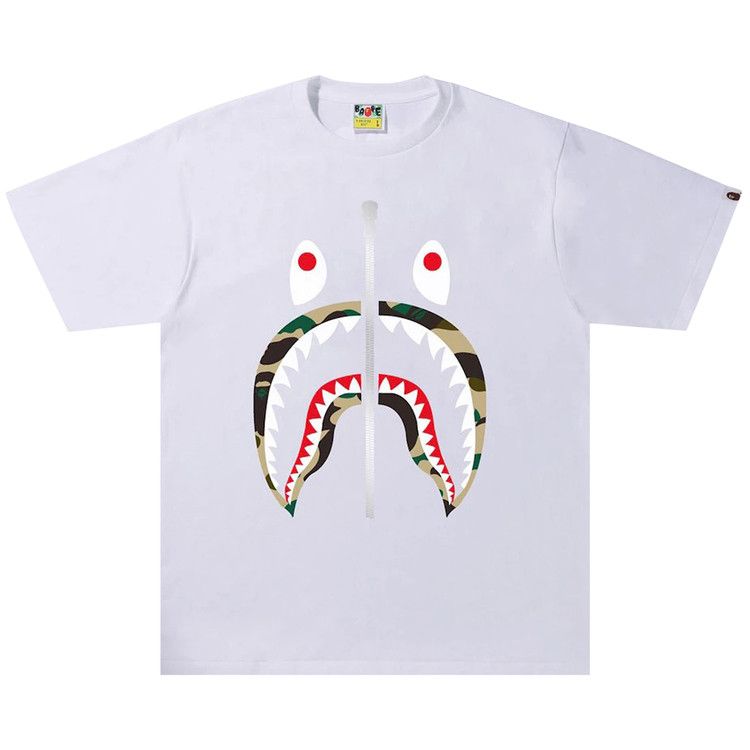 Футболка BAPE 1st Camo Shark Tee, White/Yellow
Футболка BAPE 1st Camo Shark Tee, White/Yellow