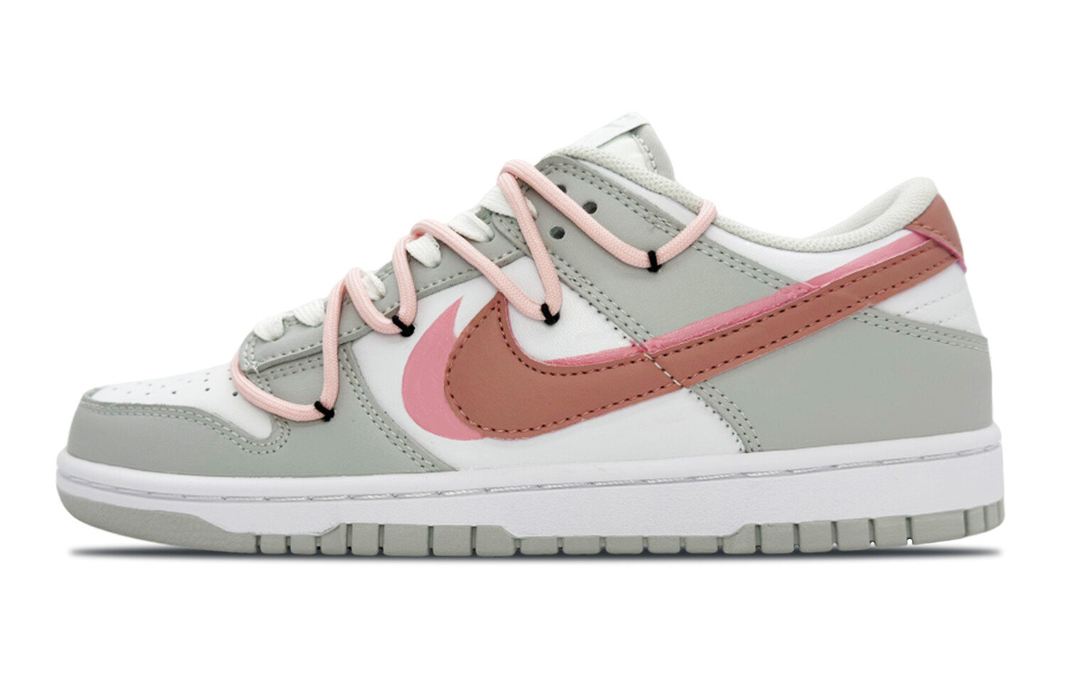 Кроссовки Nike Dunk Skateboarding Shoes Unisex Low-top White/grey/pink, светло-серый
Кроссовки Nike Dunk Skateboarding Shoes Unisex Low-top White/grey/pink, светло-серый