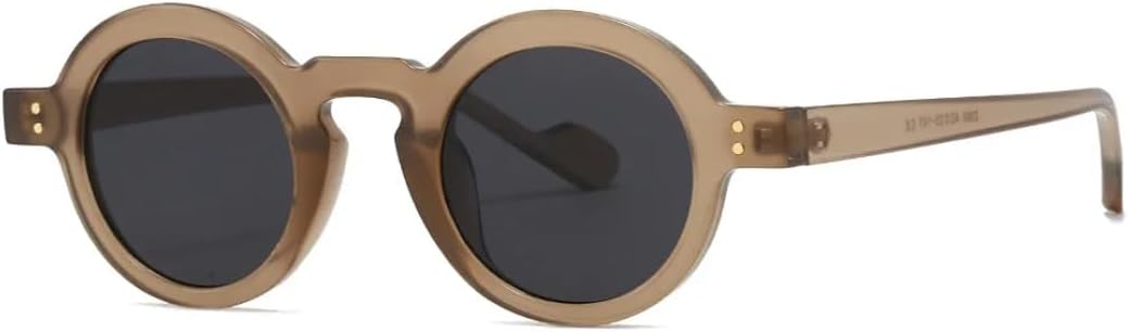 Солнцезащитные очки с защитой UV400 | Маленькая круглая оправа в стиле панк | для женщин и мужчин, для занятий спортом на открытом воздухе и вождения DSVIGF, Tea Black
Солнцезащитные очки с защитой UV400 | Маленькая круглая оправа в стиле панк | для женщин и мужчин, для занятий спортом на открытом воздухе и вождения DSVIGF, Tea Black