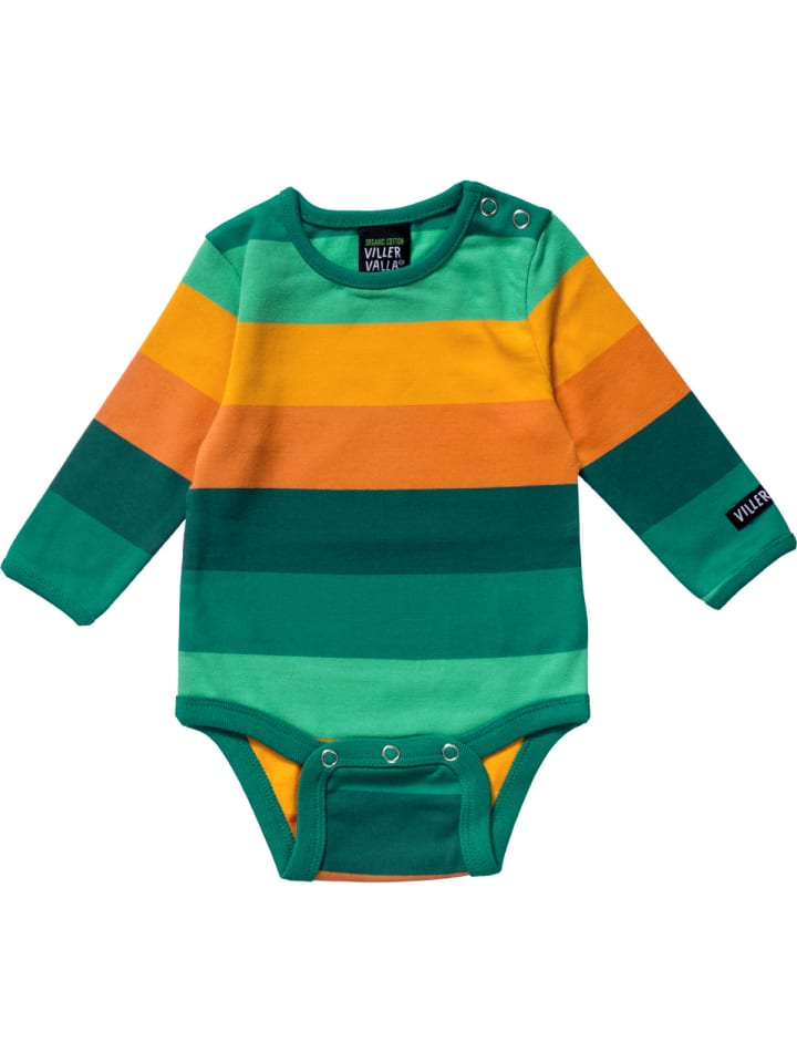 Villervalla Полосатый боди с длинными рукавами, зеленого цвета
Villervalla Полосатый боди с длинными рукавами, зеленого цвета