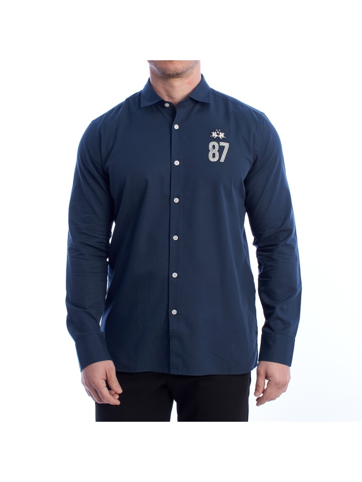 Рубашка синего цвета La Martina
Рубашка синего цвета La Martina