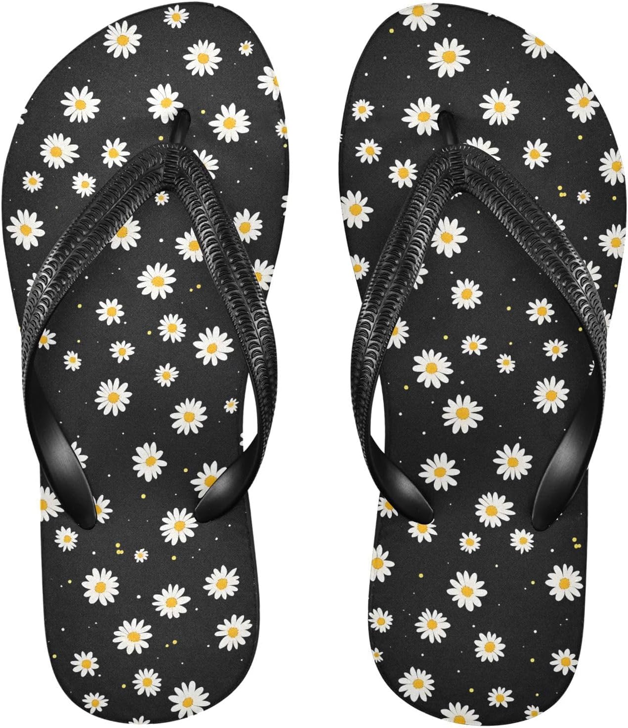 Женские и мужские белые маленькие ромашки KFBE, черные пляжные шлепанцы для лета и повседневного ношения, тапочки для душа 20860715
Женские и мужские белые маленькие ромашки KFBE, черные пляжные шлепанцы для лета и повседневного ношения, тапочки для душа 20860715