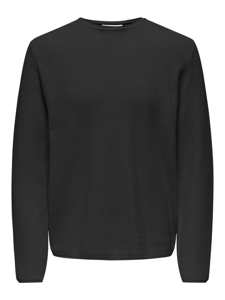 Пуловер Only&Sons Langarm Rundhals Baumwolle Bequem, черный
Пуловер Only&Sons Langarm Rundhals Baumwolle Bequem, черный