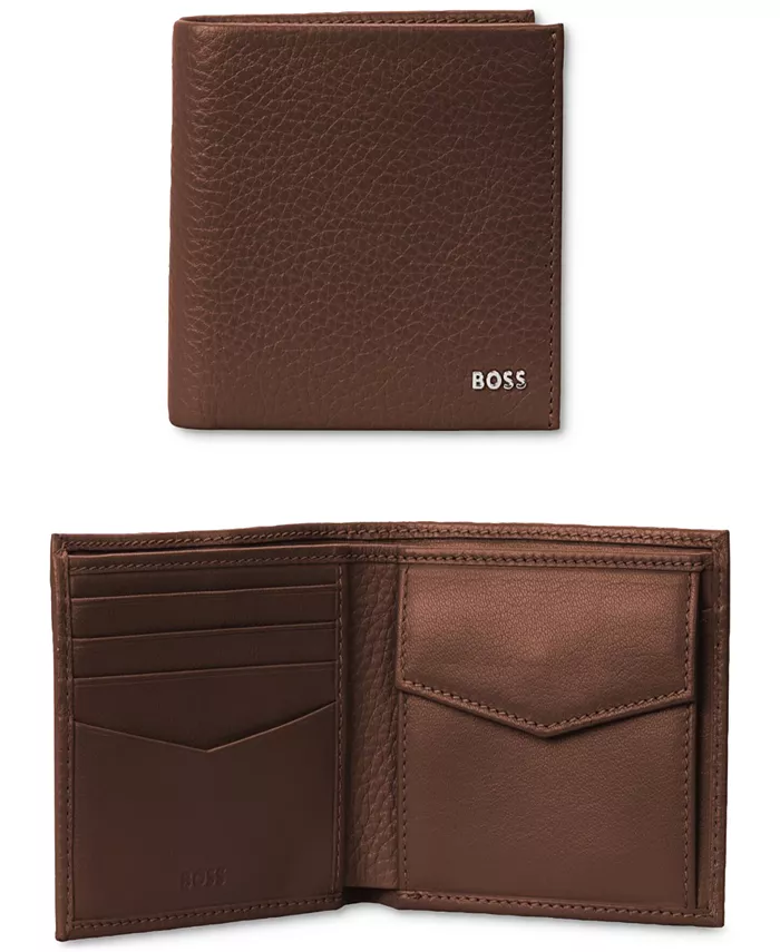 Мужской новый кожаный кошелек Crosstown Bifold Hugo Boss, коричневый
Мужской новый кожаный кошелек Crosstown Bifold Hugo Boss, коричневый