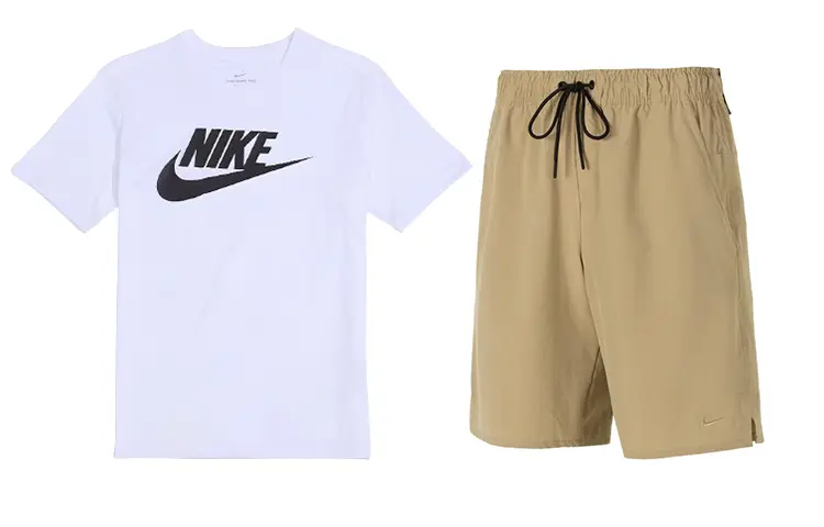 Повседневная спортивная одежда для мужчин белый+хаки Nike
Повседневная спортивная одежда для мужчин белый+хаки Nike