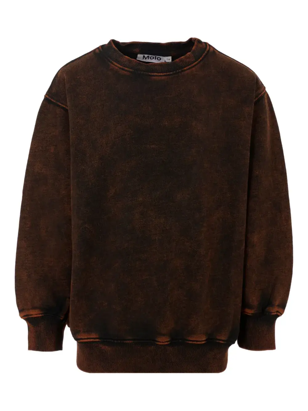 Толстовка с круглым вырезом, выбеленная кислотой Molo, коричневый
Толстовка с круглым вырезом, выбеленная кислотой Molo, коричневый