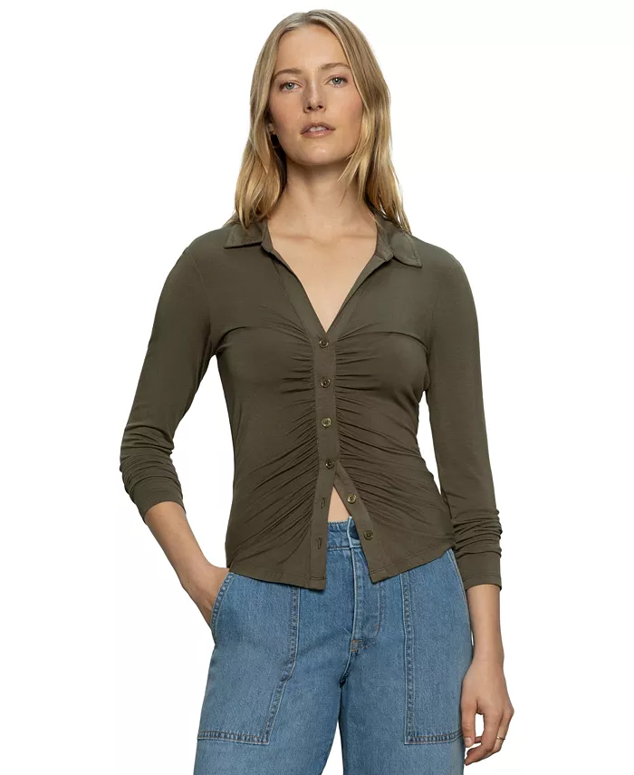 Женский топ Dream Girl на пуговицах Sanctuary, зеленый
Женский топ Dream Girl на пуговицах Sanctuary, зеленый