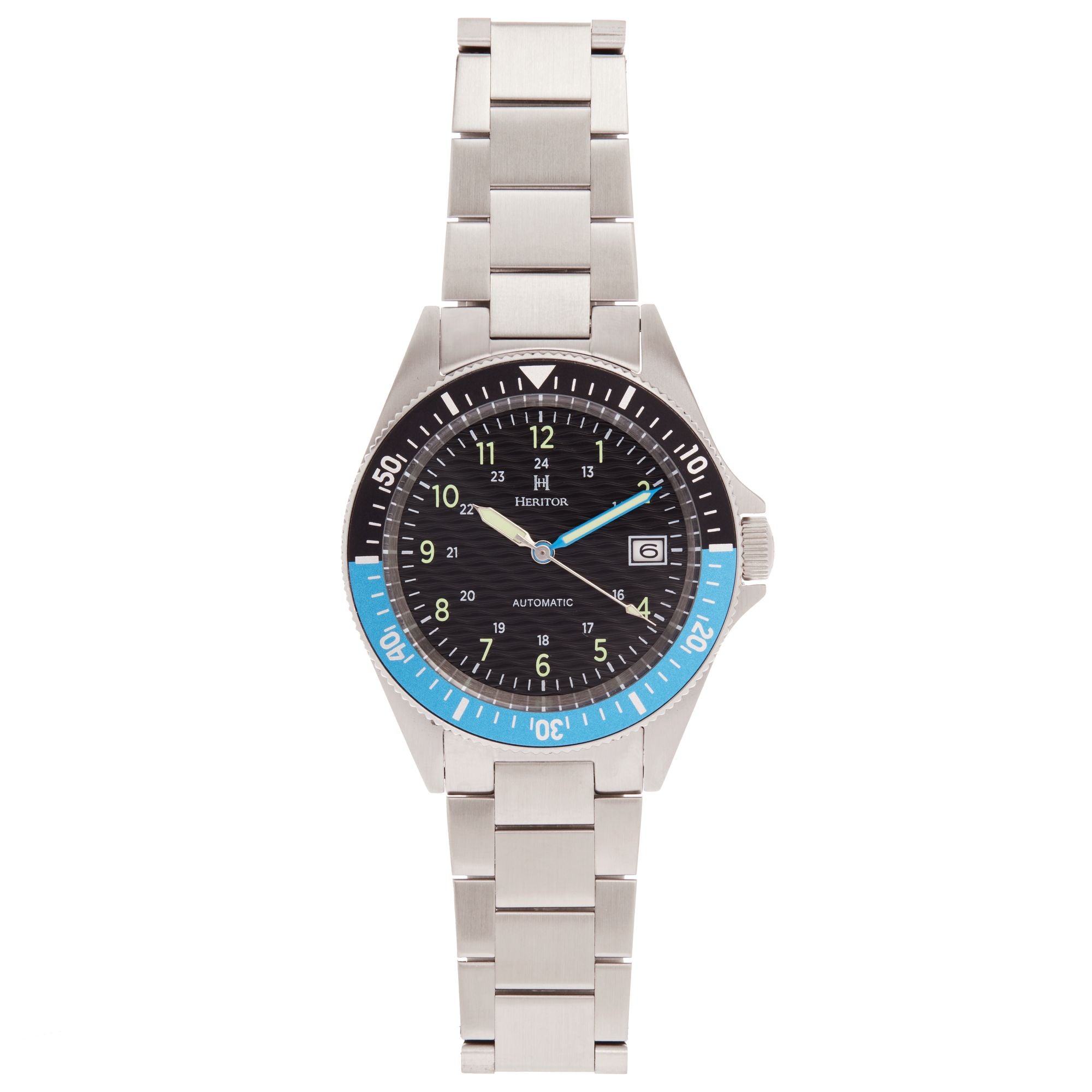 Часы Heritor Automatic Calder Bracelet Watch с датой - серебристый/черно-синий
Часы Heritor Automatic Calder Bracelet Watch с датой - серебристый/черно-синий