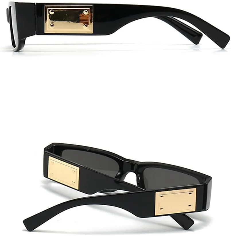 Солнцезащитные очки в узкой прямоугольной оправе 2027 года для женщин и мужчин, в стиле панк, винтажные металлические солнцезащитные очки MTZJH, Black Blue
Солнцезащитные очки в узкой прямоугольной оправе 2027 года для женщин и мужчин, в стиле панк, винтажные металлические солнцезащитные очки MTZJH, Black Blue