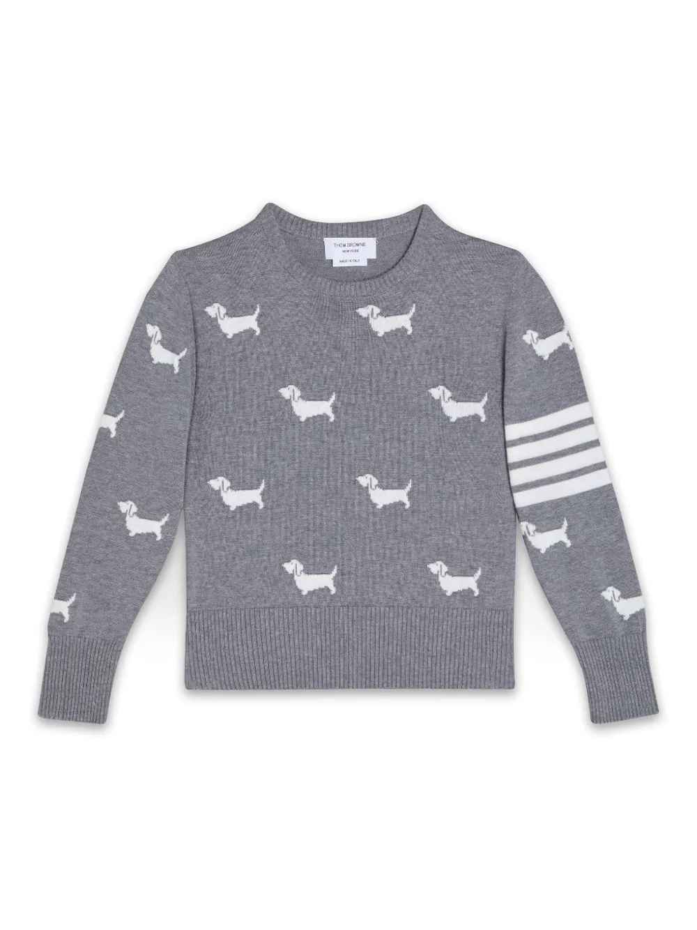 Пуловер Hector Thom Browne Kids, серый 
Пуловер Hector Thom Browne Kids, серый